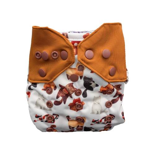 VIVILINO Cloth Nappy - Cyprus Cats